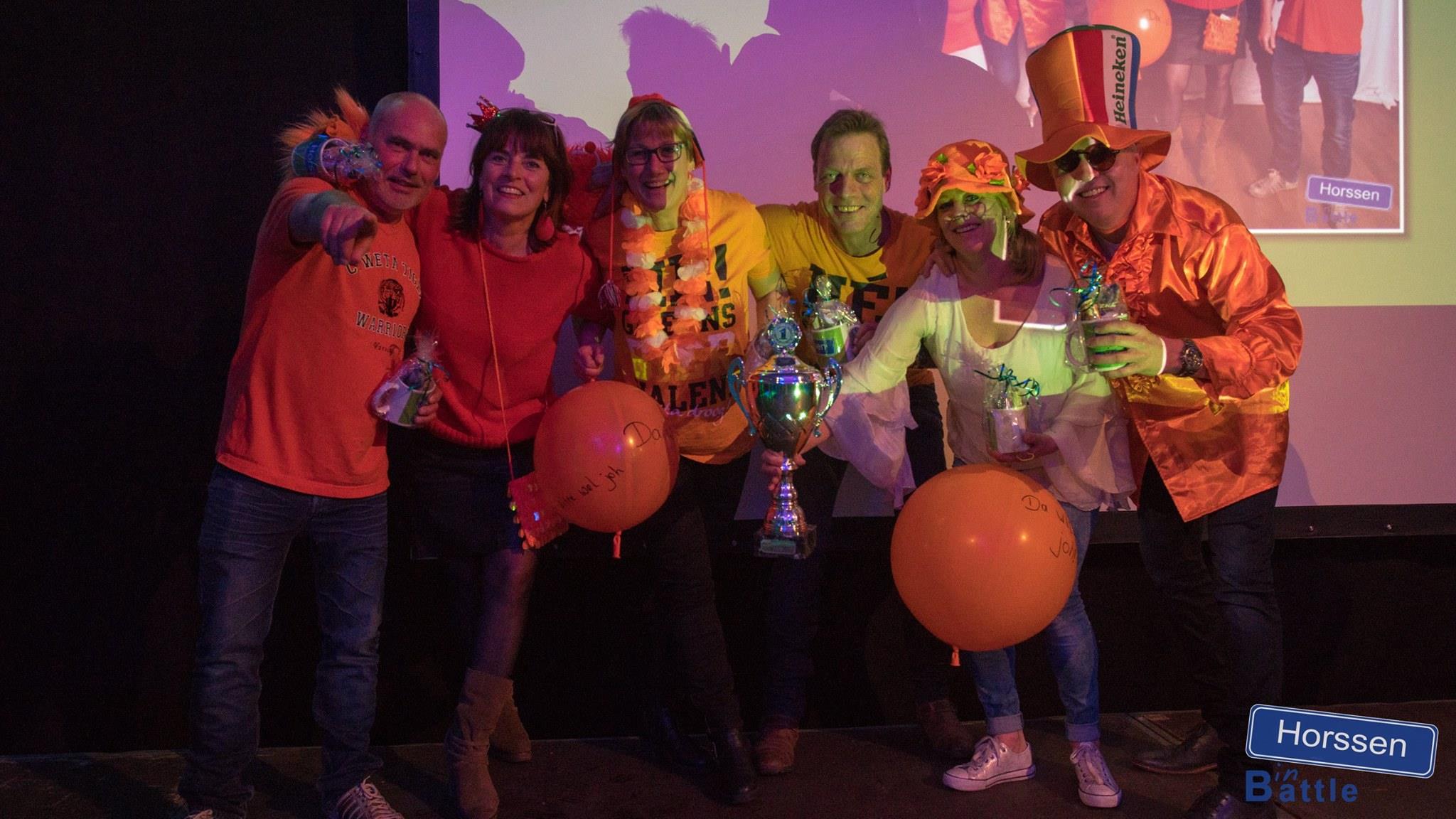 Winaar Horssen in Battle Da witte wel joh