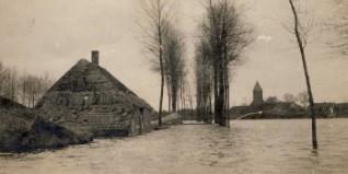 Boerderij overstroming