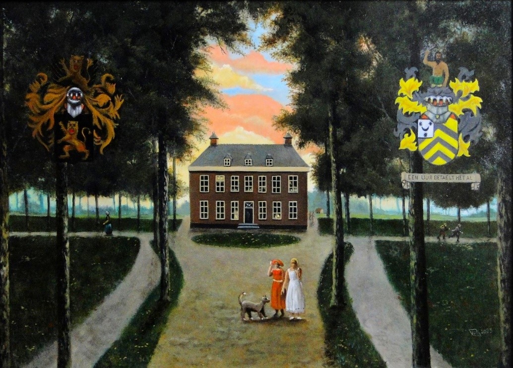 Schilderij Huys te Horssen Ton van Hulst