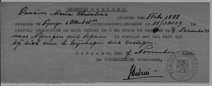 Verhaal Frederiks JH